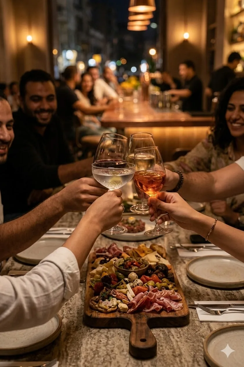 Atmosphère du restaurant Cana restauration toute la journée au Caire